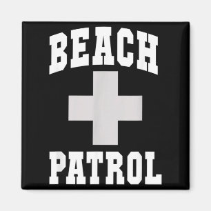 Süße Strandpatrouille Rettungssanitäter Schwimmen Magnet