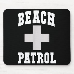 Süße Strandpatrouille Rettungssanitäter Schwimmen Mousepad