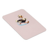 Süße Strauß-Freudige-Abenteuer-Illustration Magnet (Rechte Seite)
