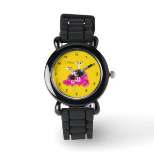 Süße Strauße Armbanduhr