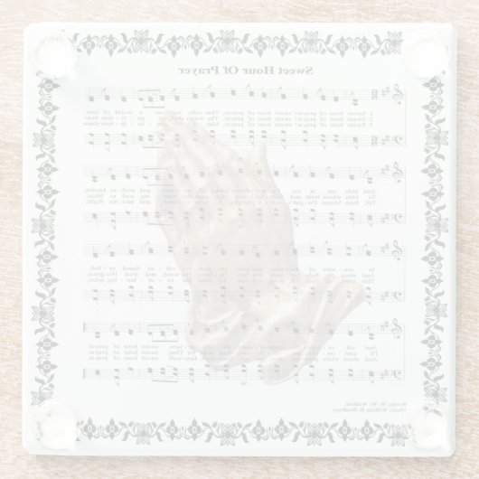 SÜSSE STUNDE VON PRAYER* GLASUNTERSETZER (Rückseite)