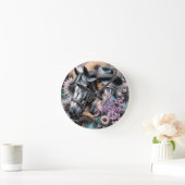 Süße Süd-Schlamassel Runde Wanduhr (Zuhause)