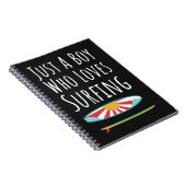 Süße Surfer-Geschenke für Babyboys Surfer-Kinder Notizblock (Rechte Seite)