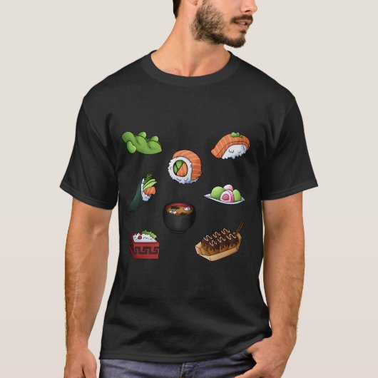 Süße Sushi-Sammlung Nr.2 T-Shirt (Vorderseite)