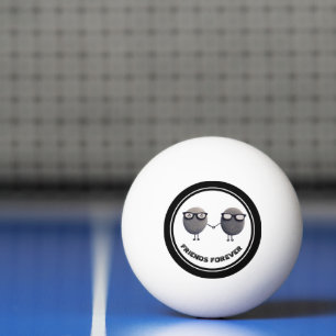 Süße Süsse Freunde für immer Ping-Pong-Ball Tischtennisball