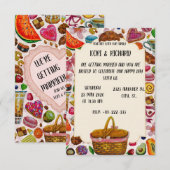 Süße Süßigkeiten Hübsche Gebäck Save The Date (Vorne/Hinten)
