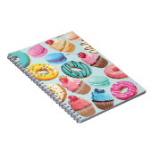 Süße Süßigkeiten: Muster der Freude. Notizblock (Rechte Seite)