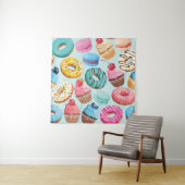 Süße Süßigkeiten: Muster der Freude. Wandteppich (Beispiel)