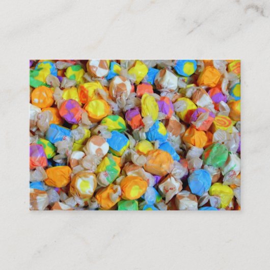 Süße Süßigkeits-Visitenkarte Visitenkarte (Vorderseite)
