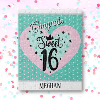Süße Sweet 16 Geburtstagsfeier Puzzle