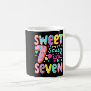 Süße Sy zum 7. Geburtstag und siebenjähriges Gebur Kaffeetasse