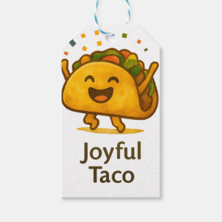 Süße Taco Fiesta Geburtstags-Geschenkanhänger | Pa Geschenkanhänger