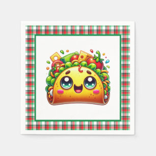 Süße Taco-Liebhaber-Party Serviette