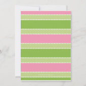 Süße Tage Einladung (Rückseite)