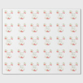 Süße Tage Florales Fruchtgeschenk Geschenkpapier (Flach)