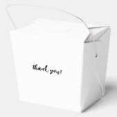 Süße Tagesmutterfreunde 1. Geburtstagsfeier Danke Geschenkschachtel (Rückseite)