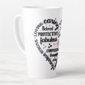 Süße Tante Herz Tasse (Linke Ecke)