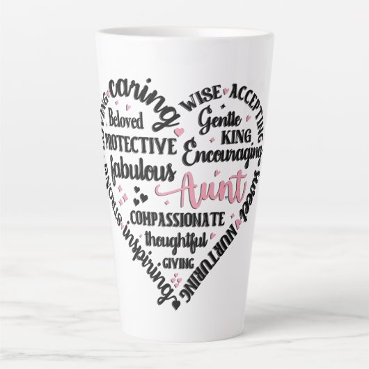 Süße Tante Herz Tasse (Vorderseite)