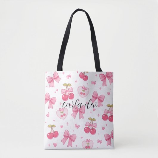 süße Tasche mit deinem Namen (Vorderseite)
