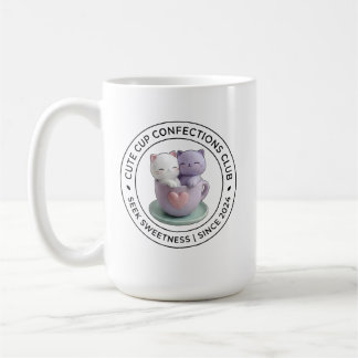 Süße Tasse Süßigkeiten Club Katzenliebhaber Kaffee