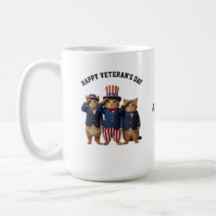 Süße Tasse zum Veteranentag