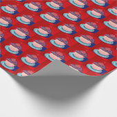 Süße Tassen-Cupcake Geschenkpapier (Ecke)