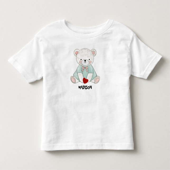 Süße Teddy Kleinkind T-shirt (Vorderseite)