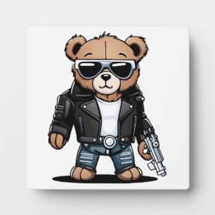 Süße Teddy Memes Fotoplatte