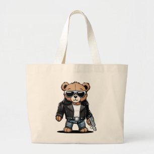 Süße Teddy Memes Jumbo Stoffbeutel