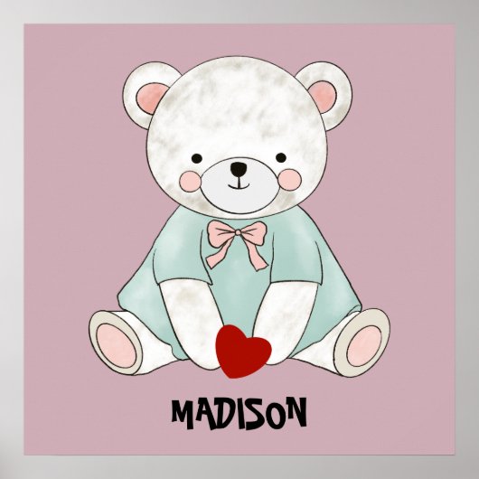 Süße Teddy Poster (Vorne)