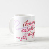 Süße Teddy-Valentins-Tasse Kaffeetasse (Vorderseite Links)