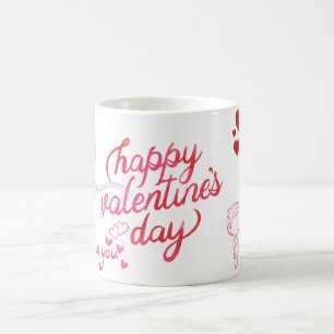 Süße Teddy-Valentins-Tasse Kaffeetasse
