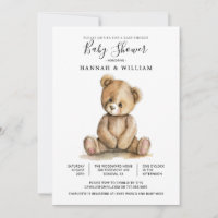 Süße Teddybär-Baby-Party