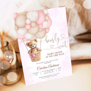 Süße Teddybär-Baby-Party-Einladung Einladung