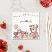 Süße Teddybär-Baby-Party-Serviette Serviette (Beispiel)
