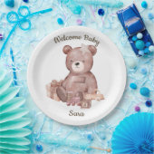 Süße Teddybär-Baby-Party-Teller Pappteller (Party)
