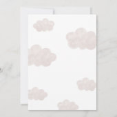 Süße Teddybär-Baby-Shower-Einladung Einladung (Rückseite)