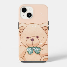 Süße Teddybär iPhone Hülle - Pastell Kawaii Handy 