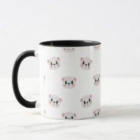 Süße Teddybär-Muster-Tasse|Anbetungswürdige ästhet