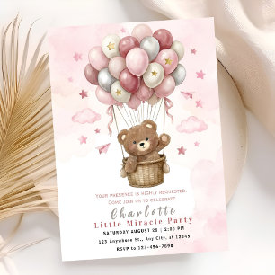 Süße Teddybär-Party Einladung