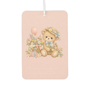 Süße Teddybär-Party-Gestaltung Autolufterfrischer