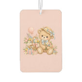 Süße Teddybär-Party-Gestaltung Autolufterfrischer (Rückseite)
