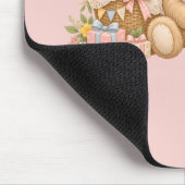 Süße Teddybär-Party-Gestaltung Mousepad (Ecke)