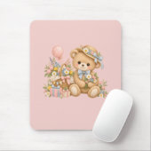Süße Teddybär-Party-Gestaltung Mousepad (Mit Mouse)