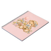 Süße Teddybär-Party-Gestaltung Notizblock (Linke Seite)