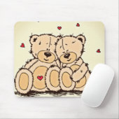 Süße Teddybären Mousepad (Mit Mouse)