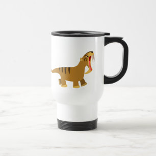 Süße Thylacosmilus-Tasse mit aufgerissenem Maul fü Reisebecher