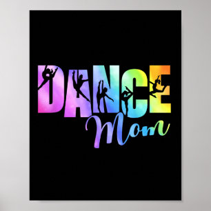 Süße Tie-Dye-Tanz-Mama-Muttertag Poster