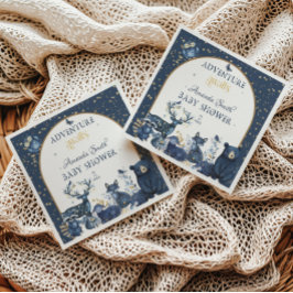 Süße Tier Adventure Night Sky Baby Dusche Serviette