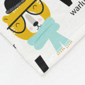 Süße Tier Alphabet | Einige haben Hasen Fleecedecke (Ecke)